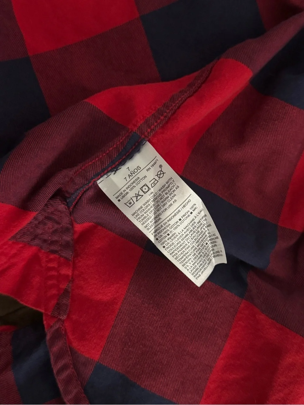 Boys Janie & Jack Buffalo Plaid Button Up 7